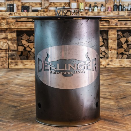 gril Dellinger Easy fire s ocelovou grilovací deskou o síle 8mm