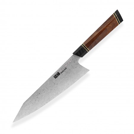 nůž Kiritsuke / Chef 8,5" Dellinger Octagonal Full Damascus