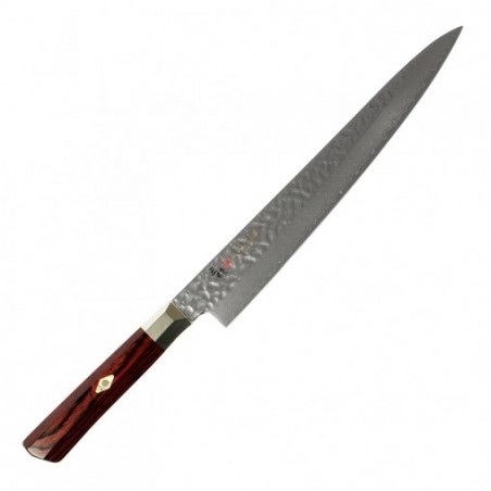 Slicing Knife Sujihiki 24 cm MCUSTA ZANMAI Supreme Hammered