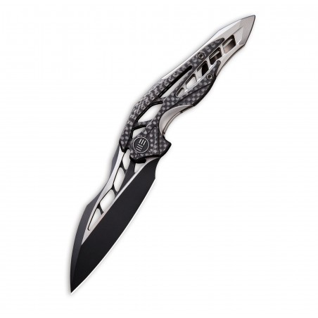 zavírací nůž WEKNIFE Arrakis 906 CF-D, M390 Black Two-Tone Blade