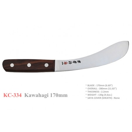 nůž Kawahagi 170 mm Kanetsune Meat Procesing Series