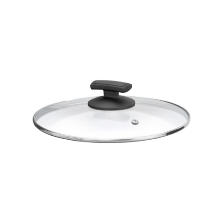 Glass lid Ø 24 cm with steam valve for temperatures up 180°C