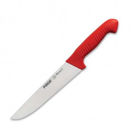 řeznický porcovací nůž 210 mm - červený, Pirge PRO 2002 Butcher