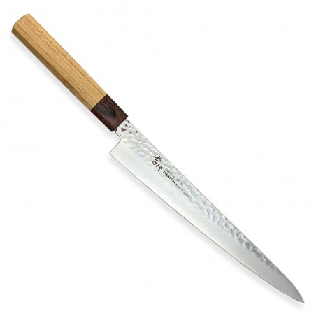 nůž WA-Sujihiki/Slicer 240mm, Sakai Takayuki VG-10 Zelkova Oktagon