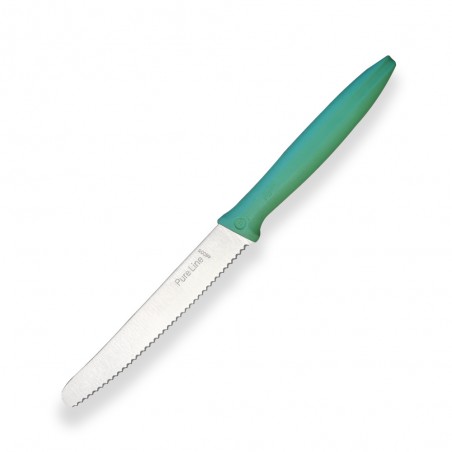 Nůž zoubkatý červený 120 mm, Pirge PURELINE