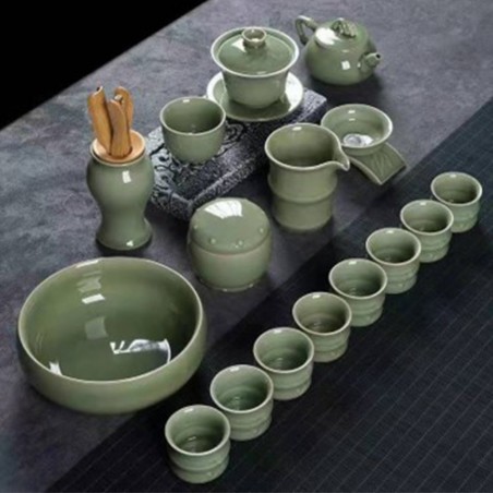 tea set Longquan Celadon - Bamboo Extra
