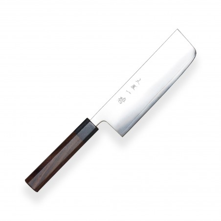 Knife Nakiri 165 mm - Hokiyama - Tosa-Ichi - Dark Octagonal