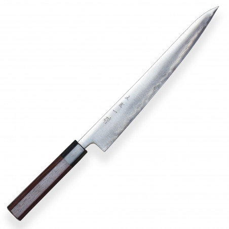 Knife Sujihiki / Slice 240 mm - Hokiyama - Tosa-Ichi - Dark Octagonal