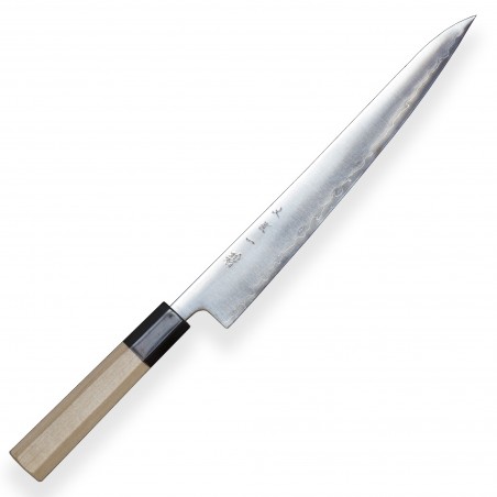 Knife Sujihiki / Slicer 240 mm - Hokiyama - Tosa-Ichi - White Octagonal