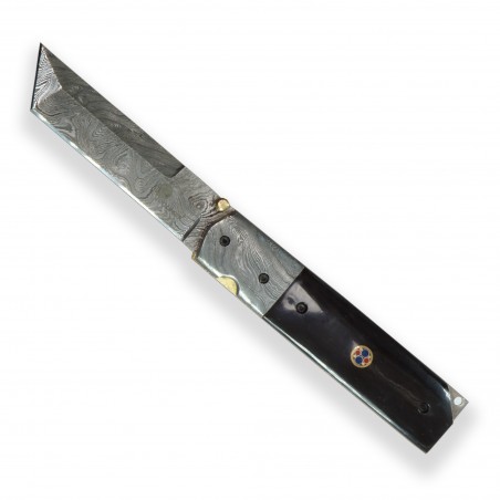 Lovecký zavírací damaškový nůž Dellinger TORUNN Tanto