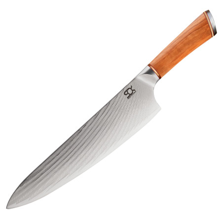 uchařský nůž Chef 205 mm SOK Olive Sunshine Damascus