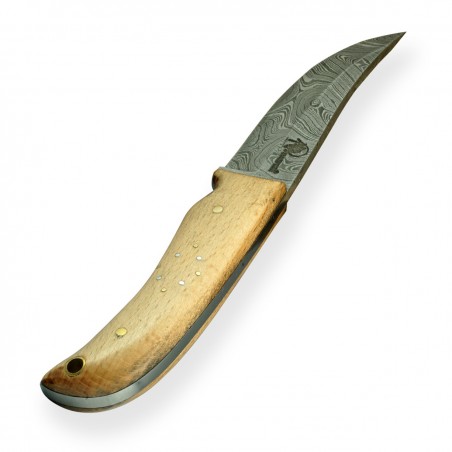 nůž Dellinger Skinner Damask Birch Wood