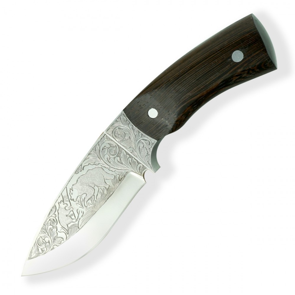 nůž Dellinger "D2" Engraved Bear Family