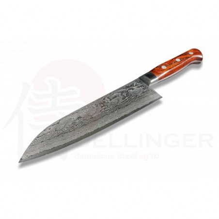 Japonský damaškový nůž KIYA 49 layers Kamagata