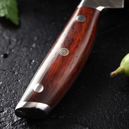 nůž Utility 5" (130mm) Dellinger Rose-Wood Damascus
