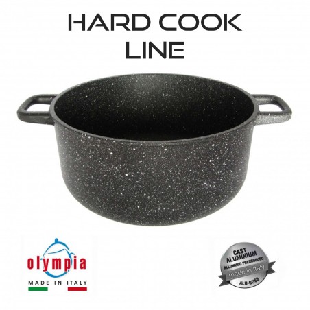 Pot HARD COOK Ø 28 cm made of cast aluminium with mineral stoneware surface
